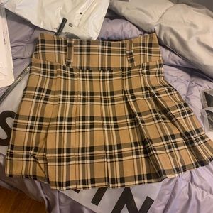 Plaid She-in Skirt